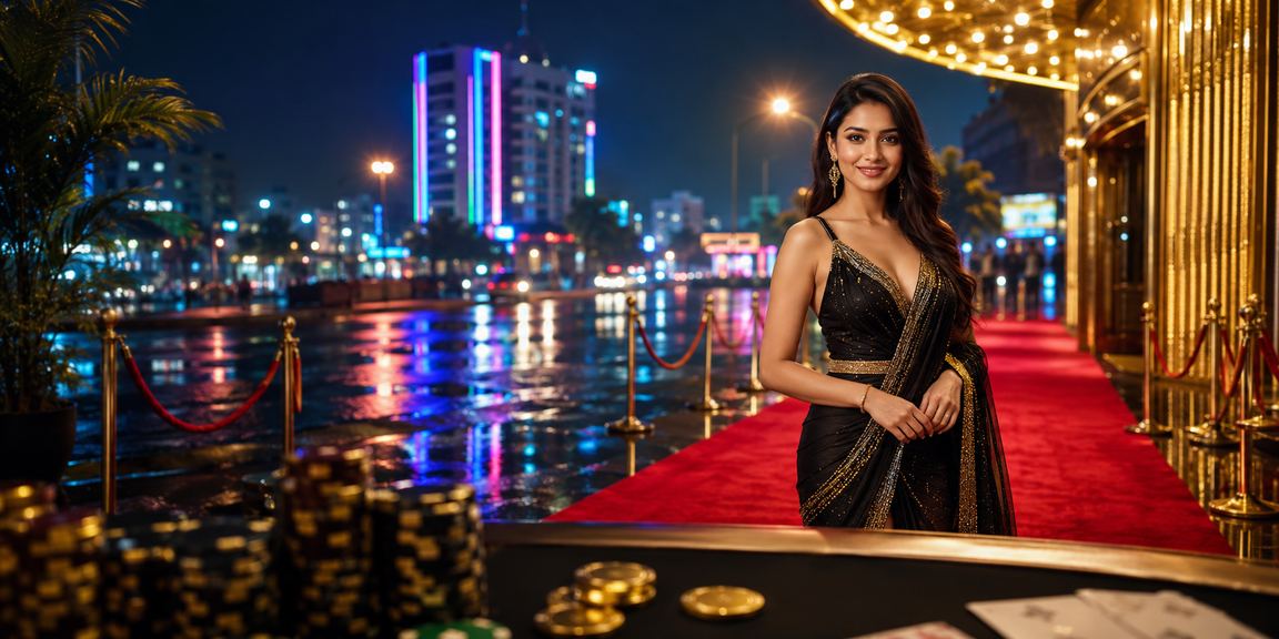 বগুড়ার পোকার গেমের নীয়ন আলো